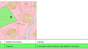 Plot with PP for sale in Penryn photo