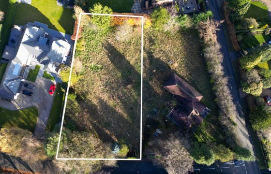 A superb half acre building plot in Knutsford photo