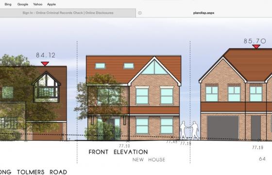Plot with PP for sale in Cuffley photo