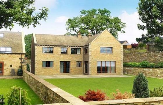 Land for sale in South Yorkshire. Building plot only with planning for a photo