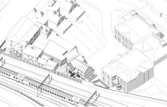 Planning permission for 2 semi-detached houses in NEWBURY photo