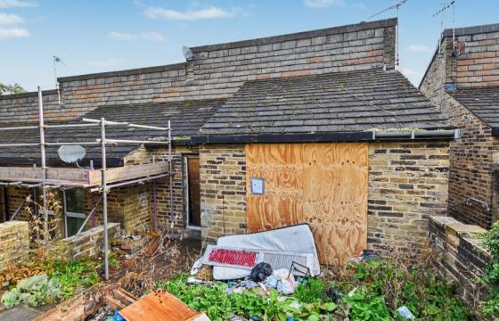 End terrace property is requiring extensive renovation in Bradford photo