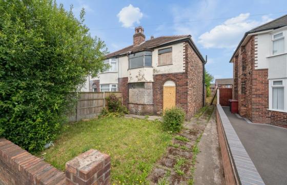 House in need of complete renovation in Prescot photo