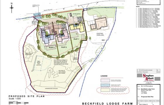 Plot with PP for sale in Corley Ash photo